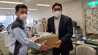 『SWS東日本（株）』様よりプルタブのご寄付をいただきました。