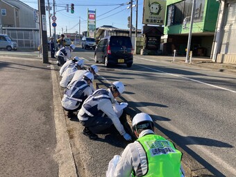 ふれあいの道路愛護事業を行いました！