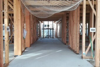 天童市立津山公民館の構造現場見学会がありました