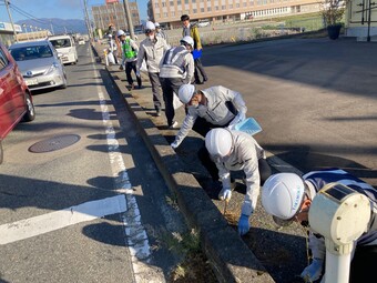 ふれあいの道路愛護事業を行いました！