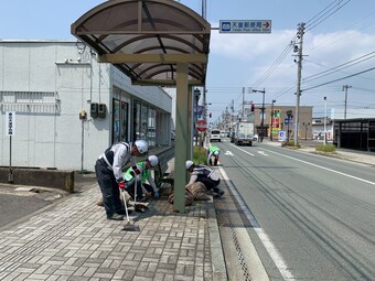 天童営業所付近にてクリーン作戦を行いました！